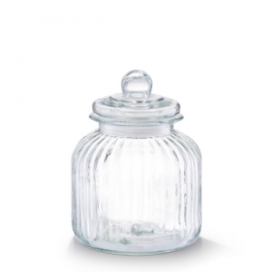 RECIPIENT CU CAPAC TRANSPARENT DIN STICLA,2,8 LITRI,ZELLER