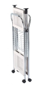 Carucior pliabil pentru bucatarie Sunny White Wenko