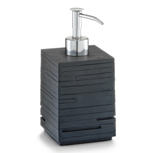 DISPENSER NEGRU,DIN POLIRASINA,440 ML.,PENTRU SAPUN LICHID,ZELLER