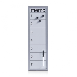 PANOU MEMO GRI DIN METAL 20 X 60 CM,ZELLER