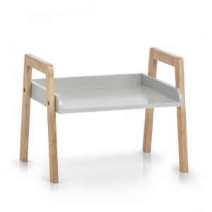 ETAJERA MARO/GRI,DIN LEMN SI MDF,32 CM,ZELLER