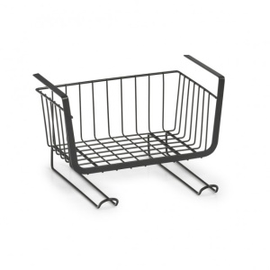 ETAJERA METALICA NEAGRA,CU CARLIGE,ZELLER