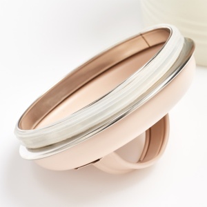 RECIPIENT DE DEPOZITARE CAFEA METAL CREM/ROSE,ZELLER