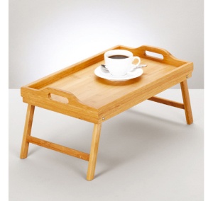 Tava bambus cu picioare 50x30x21 cm,Zeller E