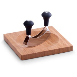 Tocator bambus + cutit maruntit verdeturi 20x20cm