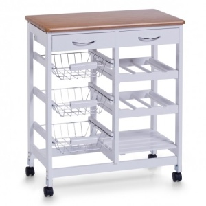 Carucior bucatarie bambus / MDF