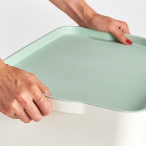 CUTIE DE DEPOZITARE CU CAPAC,PLASTIC 44,5 X 30 X 24,5 ZELLER