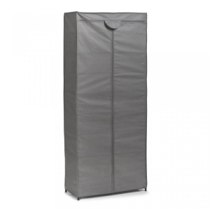 Organizator gri din fleece si metal,cabinet pantofi
