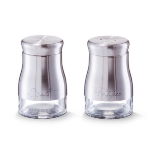 Set recipiente sare si piper inox Ø6x9,5