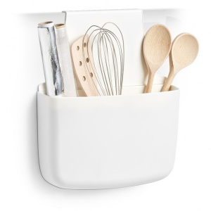 SUPORT DE USTENSILE DIN PLASTIC ALB
