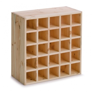 SUPORT MARO DIN LEMN DE PIN PENTRU 25 STICLE VIN