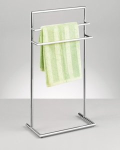 Suport prosoape metal cromat 43,5x23x83cm