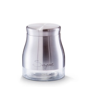 Borcan depozitare zahar 900ml inox Ø11,5x14