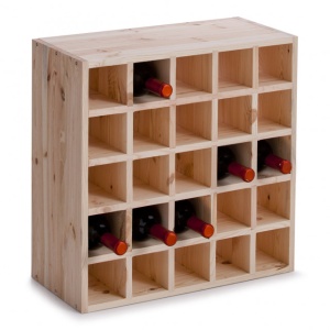 SUPORT MARO DIN LEMN DE PIN PENTRU 25 STICLE VIN