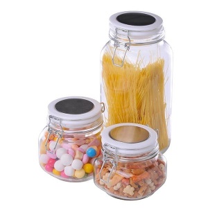 Set recipiente sticla + capace