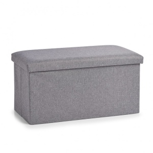 BANCHETA GRI DIN TEXTIL SI MDF 70 CM,ZELLER