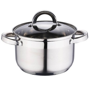 Cratita inox cu capac 24 cm Blaumann BL-1021 inductie