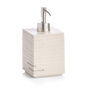 DISPENSER BEJ/ARGINTIU DIN POLIRASINA,440 ML,ZELLER