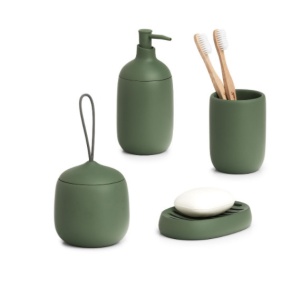 DISPENSER SAPUN LICHID,VERDE,DIN POLIRASINA,ZELLER