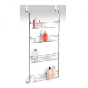 ETAJERA ARGINTIE DIN METAL,109 CM,PENTRU USA,ZELLER