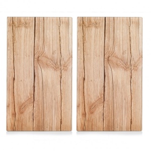 Set protectie plita 2 buc ,model WOOD