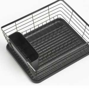 SUPORT NEGRU DIN METAL SI PLASTIC PENTRU VASE,ZELLER