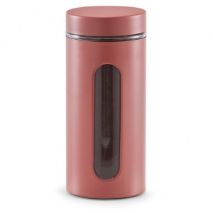 BORCAN CU CAPAC STICLA/METAL,1200 ML.ZELLER