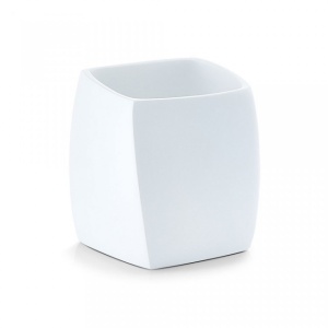 SUPORT ALB DIN POLYSIREN 8 X 8,8 CM,PENTRU PERIUTE DINTI
