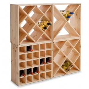 Suport pentru 24 sticle de vin,Zeller