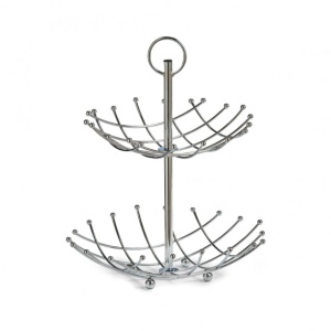SUPORT PENTRU FRUCTE,DIN METAL CROMAT,ZELLER