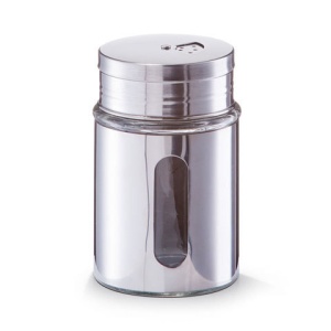 Recipient pentru condimente mare - inox Ø7x12
