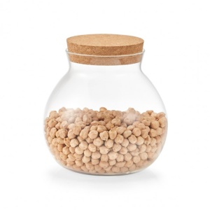 Borcan cu capac din pluta,1050 ml