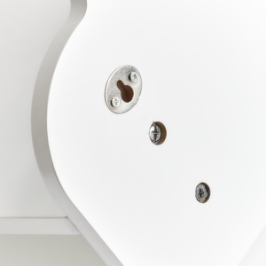 CUIER CU RAFT ALB,DIN MDF,PENTRU CAMERA COPILULUI,ZELLER