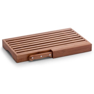 Suport pentru taiat paine + cutit bambus 39,5x23,5x4,Zeller E