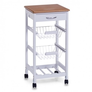 Carucior bucatarie MDF si bambus