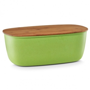 Cutie paine din fibra de bambus,verde,Zeller