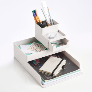 Organizator pentru birou,din plastic,Zeller