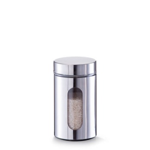 Recipient depozitare 750ml metal cromat