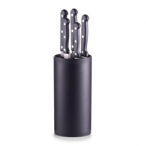 SET 5 CUTITE CU SUPORT DIN PLASTIC NEGRU,ZELLER