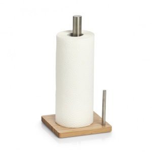 SUPORT DE PROSOP DE HARTIE DIN INOX SI BAMBUS,ZELLER
