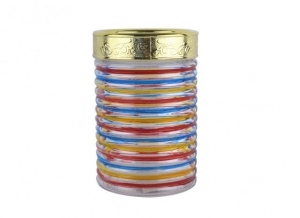 Borcan din sticla pictata 1,3 L PH-10027