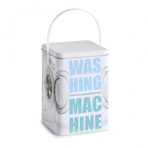 CUTIE METALICA CU CAPAC PENTRU DETERGENT,ZELLER