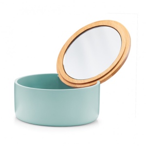 CUTIE VERDE/MARO DIN POLYSERIN SI STICLA,PENTRU BIJUTERII,ZELLER