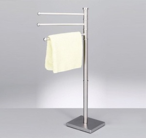Suport prosop 3 brate inox 22x17.5(x37)x86 cm,Zeller