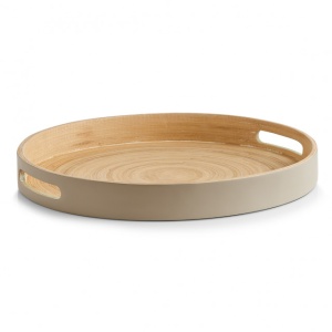 TAVA ROTUNDA DIN LEMN DE BAMBUS,35 CM,ZELLER