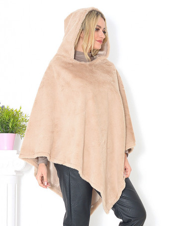 Poncho din Blana Irisha DT06602-04