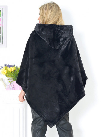 Poncho din Blana Irisha DT06602-09