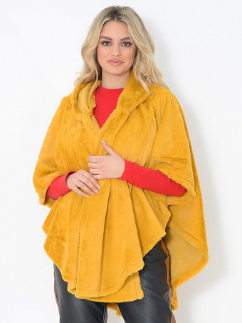 Poncho din Blana Masha DT06601-06