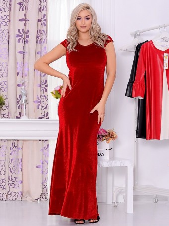 Rochie Lunga din Catifea Selma 02