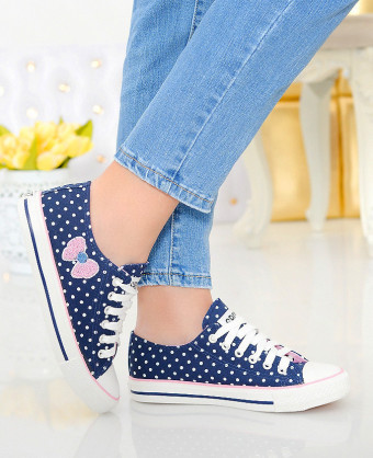 Tenisi Dama Dots Navy